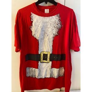 Dec 25th Red Santa 2xl costume t shirt xxl Christmas Holiday